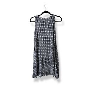 LOFT Ikat Print Swing Dress